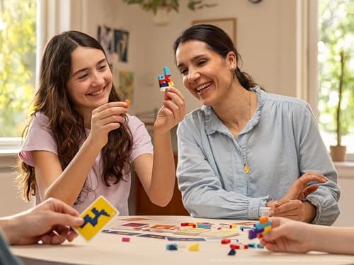 Asmodee - BRICK LIKE THIS! The official LEGO game - Fast and fun building game for the whole family: children, teens and adults - 15 mins, 2-8 players, ages 7 and up, French version - Image 5