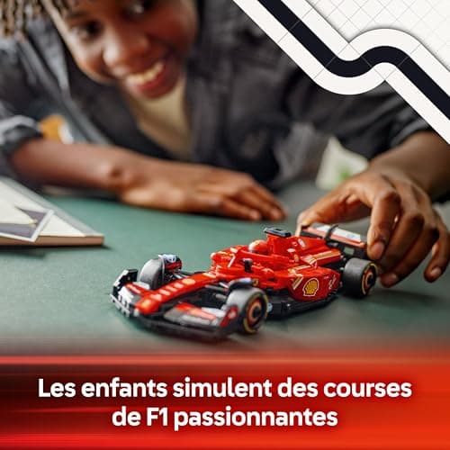 LEGO Speed Champions Voiture F1 Ferrari SF-24 - Jeu de Construction avec véhicule de Course - Inclut minifigurine Collector de Pilote de Formule 1 - Idée Cadeau pour garçon ou Fille 77242 - Image 4
