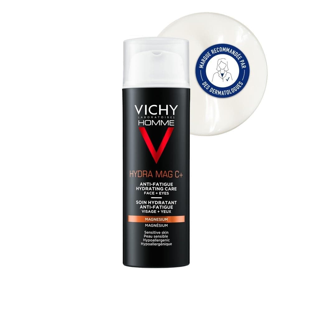 Vichy Men, Hydra Mag C+, Anti-Fatigue Face & Eye Care, Moisturizing, For Sensitive Skin, 50 ml - Image 7