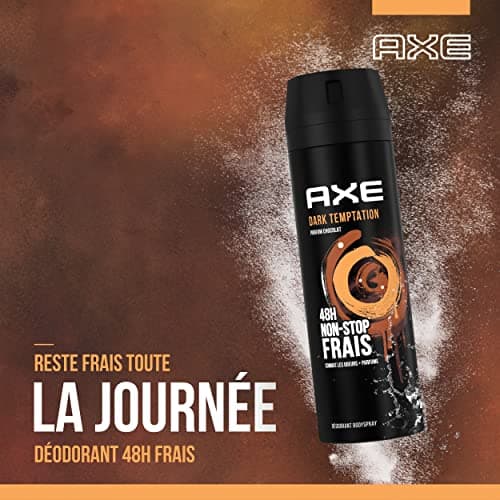Coffret cadeau homme Dark Tentation avec 2 produits un déodorant bodyspray de 200 ml et une eau de toilette de 100 ml au parfum masculin et délicieusement frais de chocolat noir - Image 6