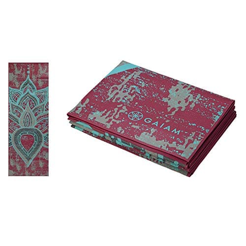 Gaiam Yoga Mat – Folding Travel Fitness & Exercise Mat – Foldable Yoga Mat for All Types of Yoga, Pilates & Floor Workouts (68"L x 24"W x 2mm Thick) - Image 2