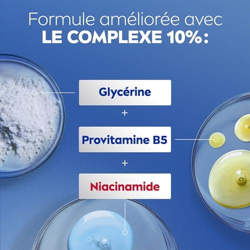 NIVEA REPAIR & CARE Lait Réparateur Corps Peaux Très Sèches (1x 250 ml) - Lait Corps Hydratant à la Glycérine, Provitamine B5 & Niacinamide - Crème Hydratante peaux rugueuses extra sèches - Image 4