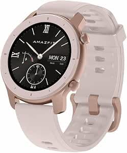Amazfit GTR 42 3.05 cm (1.2") 42 mm AMOLED Black,Pink gold GPS (Satellite)