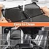 Air Fryer Ninja 10.4L AF500EU Anti Splash Grid Reusable Accessories Air Fryer Mold Air Fryer Mold for Ninja 10.4L, Silicone Air Fryer Dish for Ninja Foodi 10.4L (sty-1) - Image 5