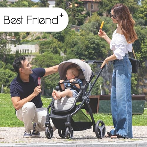 Chicco Trio Best Friend 3-in-1 Modular System with Pushchair, Carrycot and Baby Car Seat 40-80 cm with Compact Folding Closure - Image 4