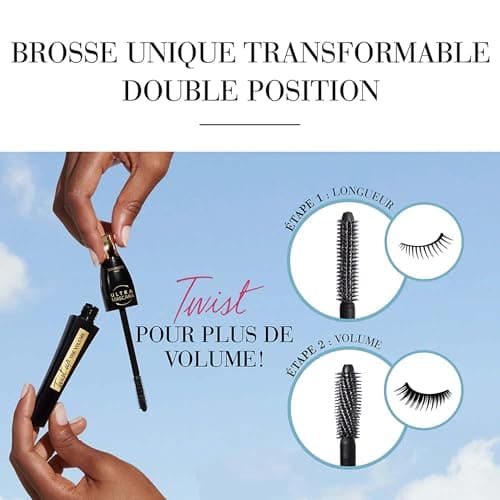 BOURJOIS MASCARA TWIST UP THE VOLUME, Volume et Longueur, Brosse plastique double position - Image 4