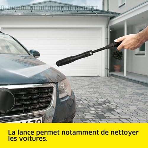 Kärcher K 5 Classic Car & Home Pressure Washer, Pressure: 145 bar, Flow rate: 500L/h, Surface: 40 m²/h, Water Filter, Weight: 5.6 kg, High Pressure Gun, Rotabuse, Lance VP, Car & Home Kits - Image 4