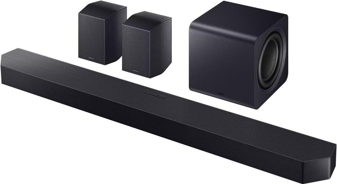 Samsung Samsung HW-Q990F/ZF 2025 Dolby Atmos Wireless Soundbar, Q-Symphony, 11.1.4 Channels, SpaceFit Sound Pro and Compatible with Voice Assistants