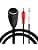 Stereo Audio Cable DIN Female RCA Male Cable 5 Pin DIN Female to RCA Cable Midi to RCA Stereo Cable Compatible with Bang & Olufsen Naim Quad Systems 20cm - Image 2