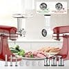 COFUN Meat Mincer and Vegetable Cutter Accessories for KitchenAid Pastry Processor, Includes Kitchen Aid Meat Grinder Accessory and Vegetable Cutter Set - Image 3