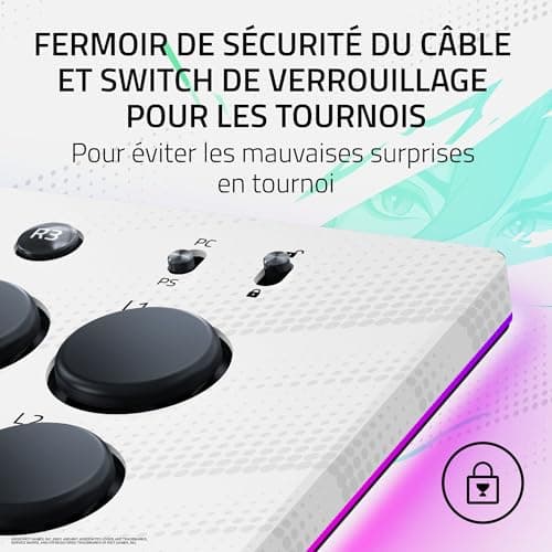 Razer Kitsune 2XKO Edition - Multi-Button Optical Arcade Controller for PS5 and PC - Layout with 4 Precise Motion Buttons - Flat Linear Optical Switches | 2XKO - Image 7