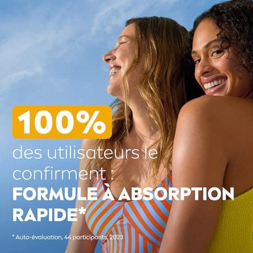 NIVEA SUN Lait solaire Protect & Hydrate format voyage FPS 30 (1 x 50 ml), Crème solaire hydratation 48H, Protection anti UV à la formule agréable - Image 6