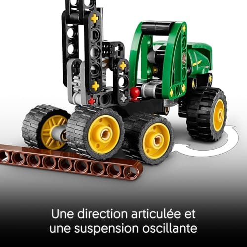LEGO Technic The Slaughterer John Deere 1470H – Construction Toy – STEM Model with Rotating Arm & Functional Grapple – Gift Idea for Boys or Girls from 7 Years Old 42218 - Image 7