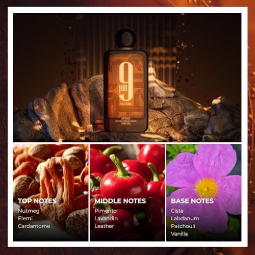 Afnan 9 PM Elixir Unisex Perfume Extract, 100 ml - Image 5