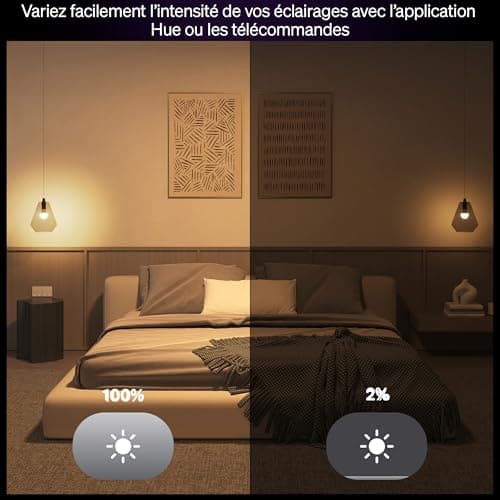 Philips Hue Essential Starter Kit with Bridge+3 Smart Bulbs GU10 Essential + Smart Button, WACA, 2200-6500K, Dimmable, Smart Bulb Compatible with Alexa, Google Assistant, Apple Home - Image 6