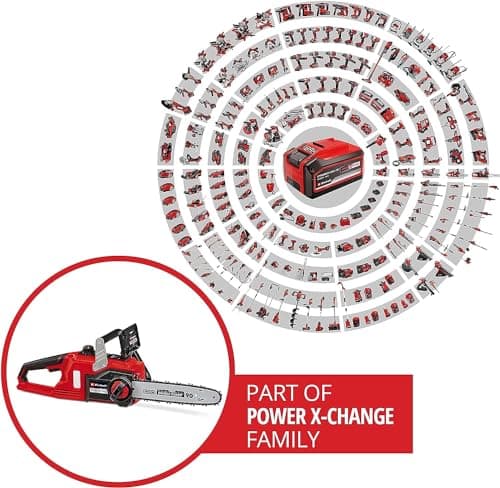 Einhell FORTEXXA 18/30 Solo Cordless Chainsaw – Power X-Change (18V, Carbonless Motor, 30 cm Chain Guide, Max RPM 4,300 rpm) Delivered without Battery or Charger - Image 3