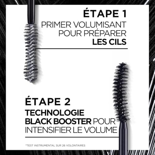 L'Oréal Paris Pro XXL Lift Mascara Professional Eyelash Enhancing Effect Double Brush Technology Long Lasting Black 12 ml - Image 7