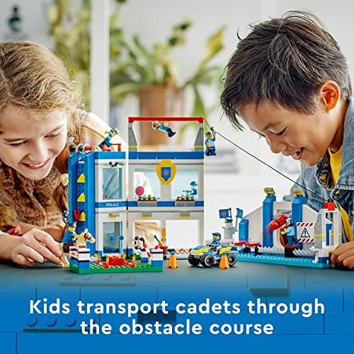 LEGO City Police Training Academy 60372, Playstation with Obstacle Course, Horse Figure, Quad Toy and 6 Officer Figures, for Kids Ages 6 and Up - Image 4