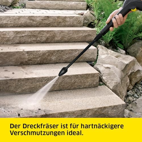 Kärcher K 2 Power Control High Pressure Washer, Pressure: Max. 110 Bar, Flow Rate: 360 l/h, Surface: 20 m²/h, Water Filter, Weight: 4 kg, High Pressure Gun and Hose, Rotabuse, Lance - Image 5