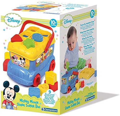 Clementoni - Mickey Mouse Shape Bus - for babies from 10 months - Disney - First age - Multicoloured - Image 5