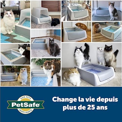 PetSafe - ScoopFree Bac à Litière de Remplacement pour Les Chats avec des Cristaux Bleus - Contrôle des Odeurs, sans Poussière, Protection Contre Les Fuites - Paquet de 3 - Image 10