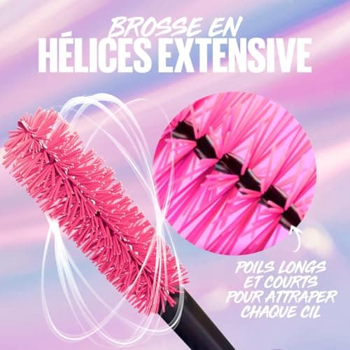 Maybelline New-York - Mascara Effet Extension de Cils - Longueur & Volume - Tenue 24H - The Falsies Surreal - Noir - 10 ml - Image 7