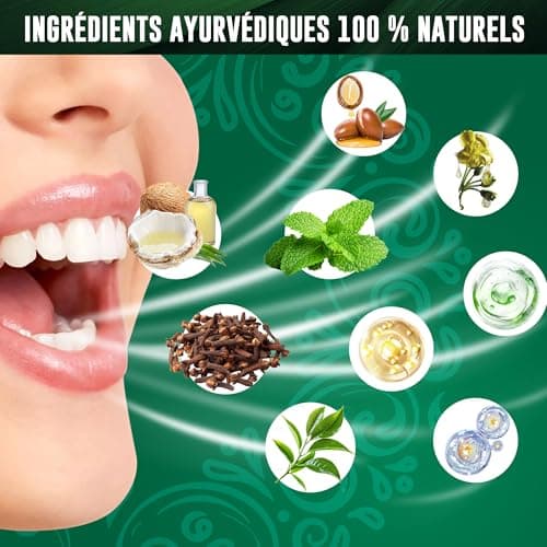 Natural Mouthwash with Organic Coconut Oil & Peppermint, 6 Essential Oils, 3 Vitamins, Reduces Bad Breath, Fresh Breath, Gum Care, Alcohol and Fluoride Free, 236 ml - Image 6