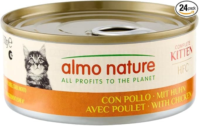 Almo Nature - HFC Kitten with Chicken - Wet Kitten Food: 24 boxes of 150 g - Image 1