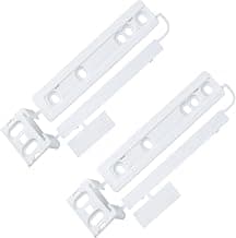 2 x Refrigerator Sliding Door Slides - Fits AEG 223034904/1, 223034904 Fridge Sliding Door