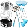 9 Piece Accessory Kit for Instant Pot 5L - Steamer Basket/Egg Holder/Egg Bites Mould/Springform Mould/Oven Glove/Steam Deflector and More Accessories - Image 3