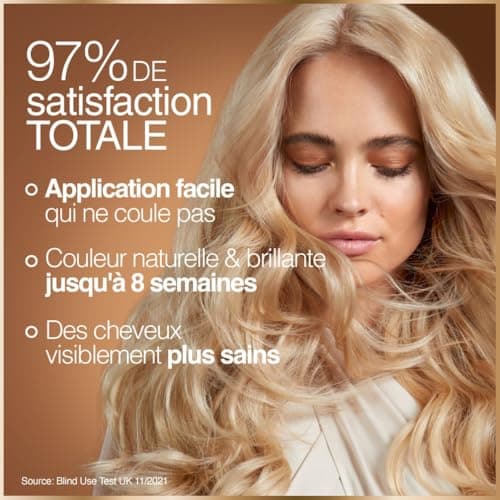Garnier - Coloration Permanente - Sans Ammoniaque - 90% d'Ingrédients d'Origine Naturelle - Formule Vegan - Beurre de Karité - 100% Couverture Cheveux Blancs - Châtain Très Clair Mocaccino (6.0)- Good - Image 3