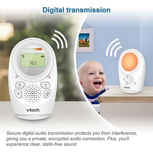 VTech - Night Light Baby Monitor - Night Light Function, Parent/Baby Communication - BM1211 - FR Version - Image 4