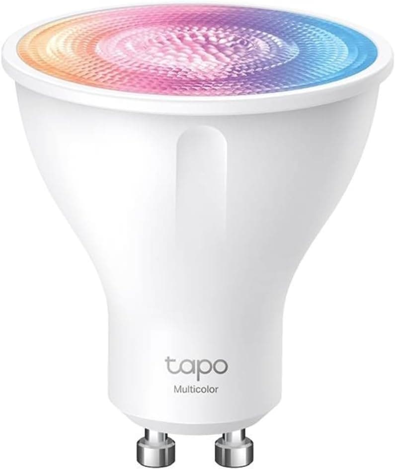 Tapo Ampoule Connectée WiFi, Ampoule LED GU10 Multicolore 2200K-6500K, Dimmable 350 Lumens, 3.7W équivalent à 50W, Compatible avec Alexa et Google Home, Economie d'énergie, L630