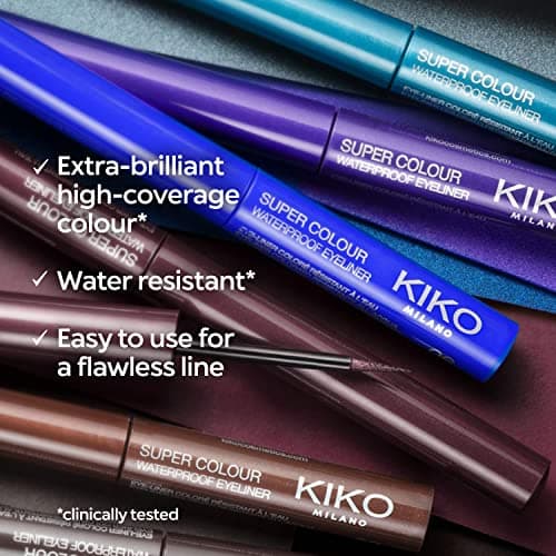 KIKO Milano Super Colour Waterproof Eyeliner 10 | Eye-Liner Liquide Coloré Ultra-Couvrant Et Résistant À L’Eau - Image 5