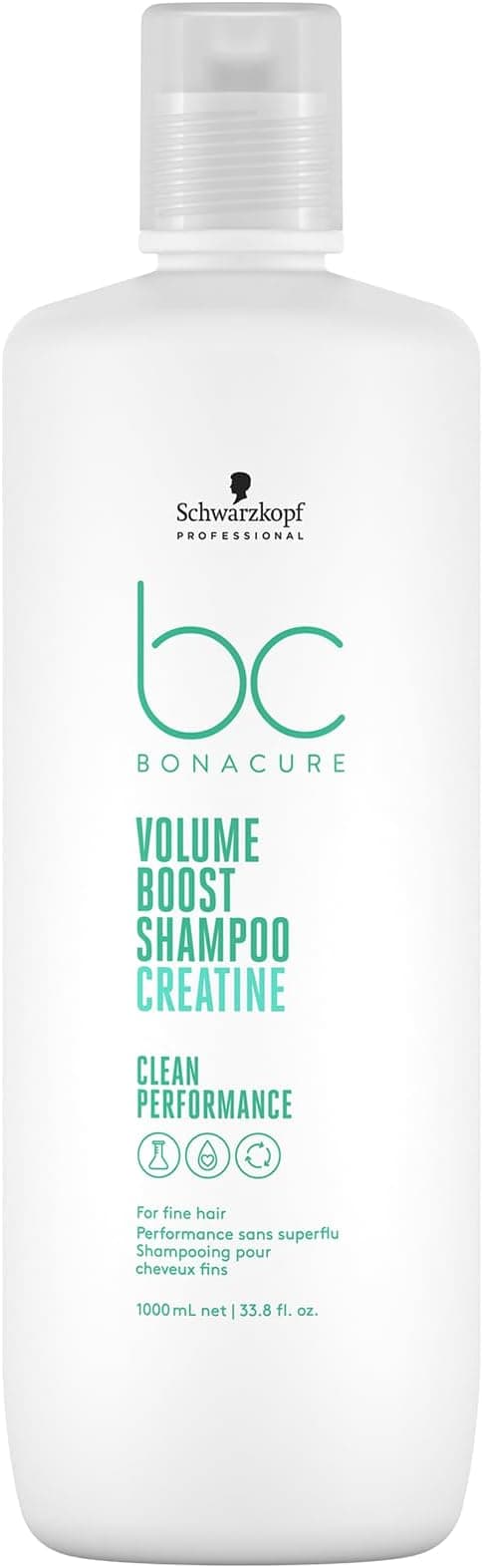 Collagen Volume Boost BC Bonacure Shampoo 1000ml Fine Hair Schwarzkopf Professional - Image 1