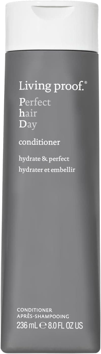Living Proof Perfect Hair Day Conditioner | Moisturizing All-in-One Conditioner for Softness, Volume, Care, Strengthening & Straightening Hair | Vegan, No Parabens, Silicones, Sulfates | 8 Oz
