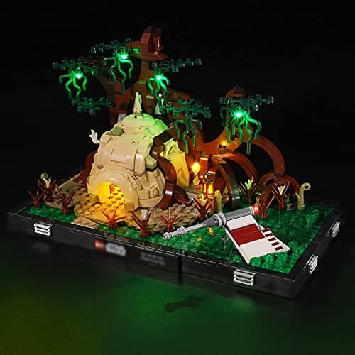 YEABRICKS LED Light for Lego-75330 Star Wars Dagobah Jedi Training Diorama Model Building Blocks (Lego Set Not Included) - Image 4
