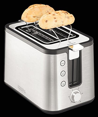 KRUPS Control Line Stainless Steel Toaster with 2 Extra Large Slots, Toaster 850 W, Extra High Lift, 6 Levels of Browning, Reheat and Defrost Function KH442D10 - Image 6