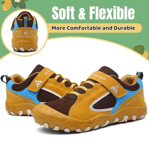 Mishansha Unisex Hiking Shoes Children Breathable Non-Slip Trekking Shoes for Boys Girls Size 7-5 UK - Image 8