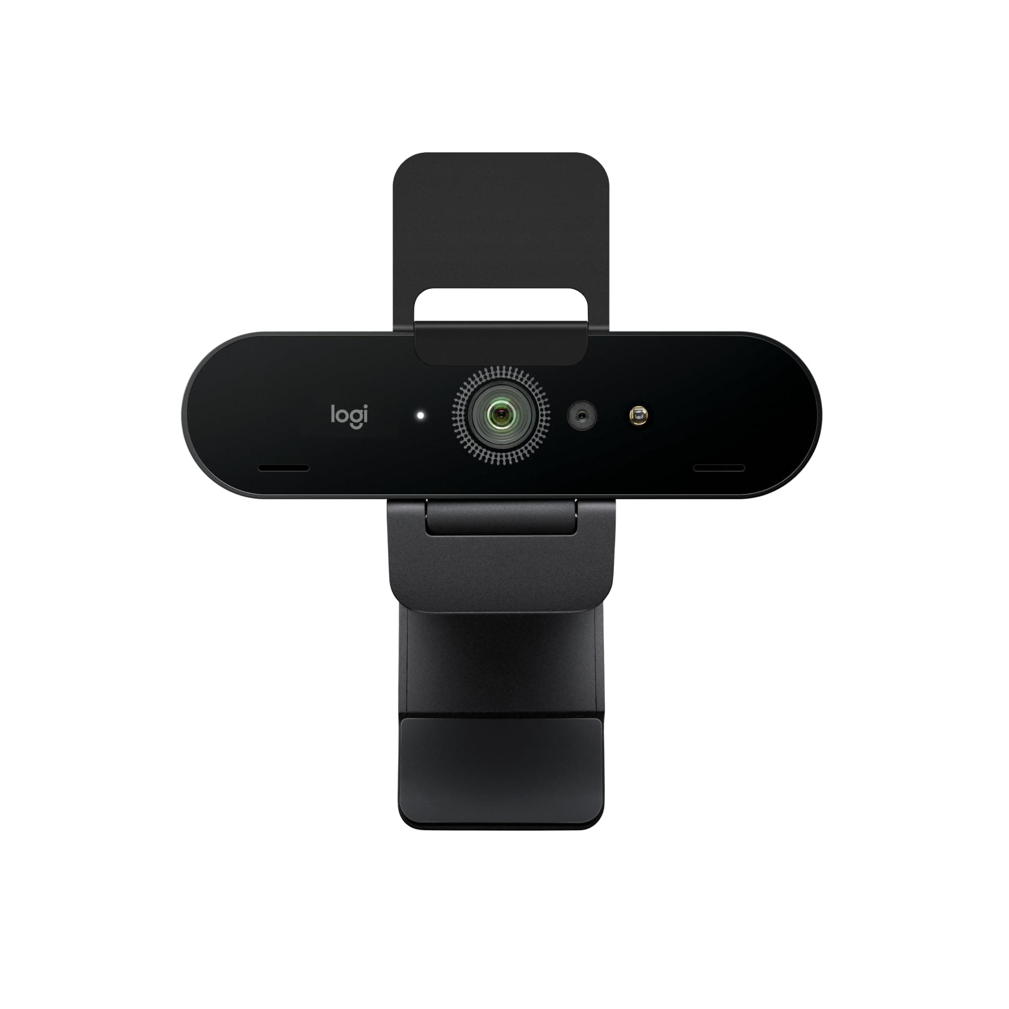 Google Logitech Brio 4K Webcam, Video Calls, Microphone, Anti-Parasite, HD Auto Light Correction for Microsoft Teams, Zoom, Google Voice, Google Meet, PC/Mac/Laptop/Macbook – Graphite