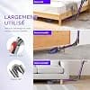 Foldable Telescopic Tube Compatible with Dyson V7 V8 V10 V11 V15 Cordless Vacuum Cleaner, Upgraded Quick Release Aluminum Tube for Under Bed Cleaning Sofa Table (Purple) - Image 4