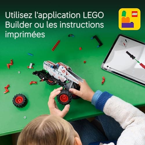 LEGO Technic Monster Jam ThunderROARus à rétrofriction - Maquette de Camion Dinosaure pour garçon et Fille dès 7 Ans - Jeu créatif et idée Cadeau pour Amateurs de Voitures et de mécanique 42200 - Image 7