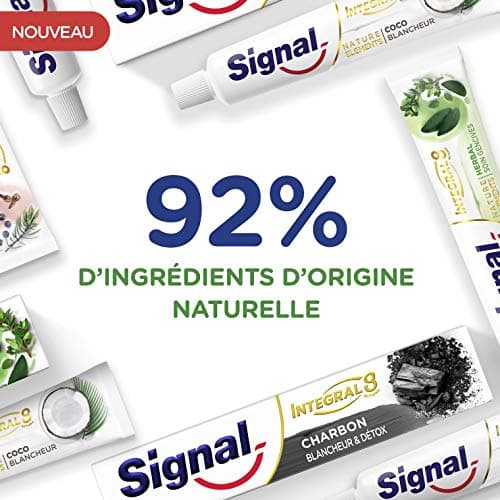 Signal Nature Elements Dentifrice Charbon Blancheur et Detox, Tube de 75ml (Lot de 2) - Image 9