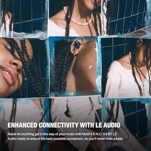 Marshall Motif II ANC - Écouteurs Bluetooth à Réduction de Bruit Active sans Fil, Écouteurs, 30 Heures d'Autonomie - Noir - Image 7