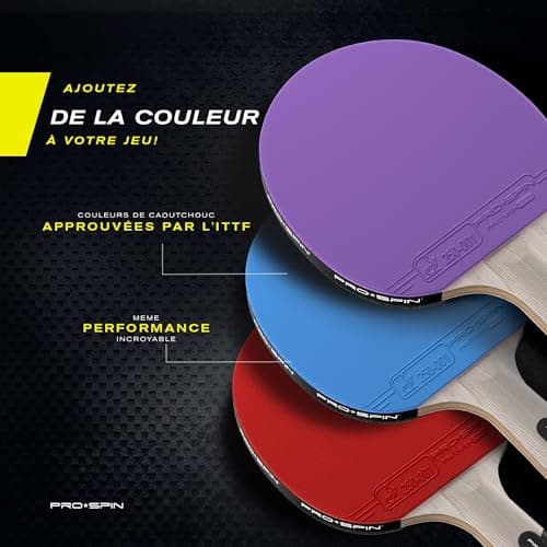 PRO-SPIN Premium Carbon Fiber Ping Pong Racket | Elite Series 7-Ply Blade, Premium Rubber, 2mm Sponge and Protective Case - Image 6