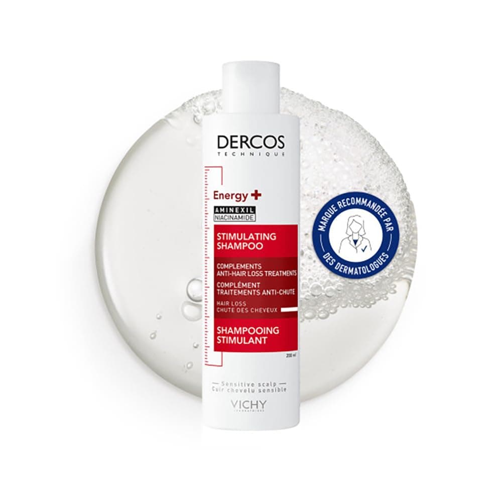 Vichy, Dercos Technique, Energy+ Anti-Loss Stimulating Shampoo, Enriched with Aminexil, Brittle Hair, 200 ml - Image 10
