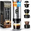 3 in 1 Portable Coffee Maker - Compatible with Nespresso, Dolce Gusto and Ground Coffee | Portable Coffee Maker for Travel | Portable Mini Coffee Maker with LED Display - 2025 Upgraded Version (80ml) - Image 3