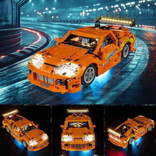 YEABRICKS LED Light for Lego-42204 Technic Fast and Furious Toyota Supra MK4 Model Building Blocks (Lego Set Not Included) - Image 4