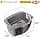 Ferplast Transport Basket for Dogs, Cats, Atlas Bike Bicycle Basket for Dogs Max 7 kg Practical Release Attachment System, Cushion and Seat Belt Included, 47 x 35.5 x 34.5 cm - Image 3