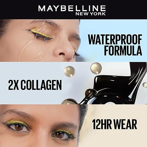 Maybelline New York - Volumizing Waterproof Mascara - Collagen Enriched - Volum' Express - Colossal - Black - 10ml - Image 5
